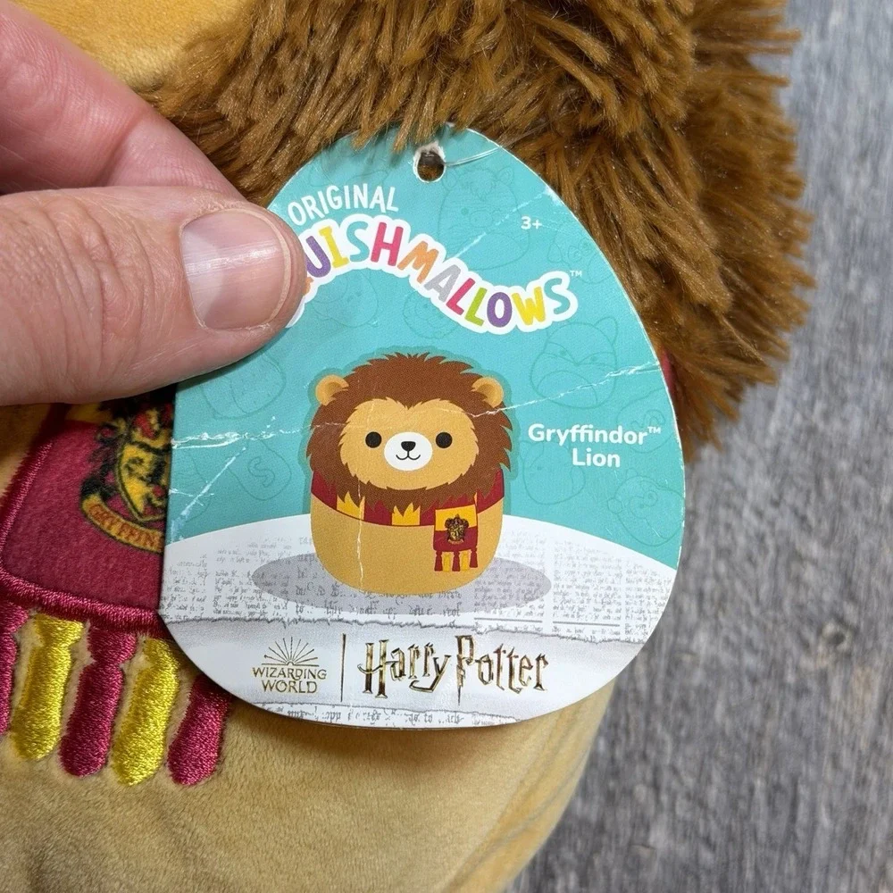Squishmallows Harry Potter Ron Weasley & Gryffindor Lion Plush 8